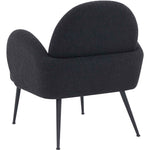 Safavieh Couture Crystalyn Boucle Accent Chair - Black / Black