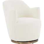 Safavieh Couture Christian Boucle Swivel Accent Chair - Ivory