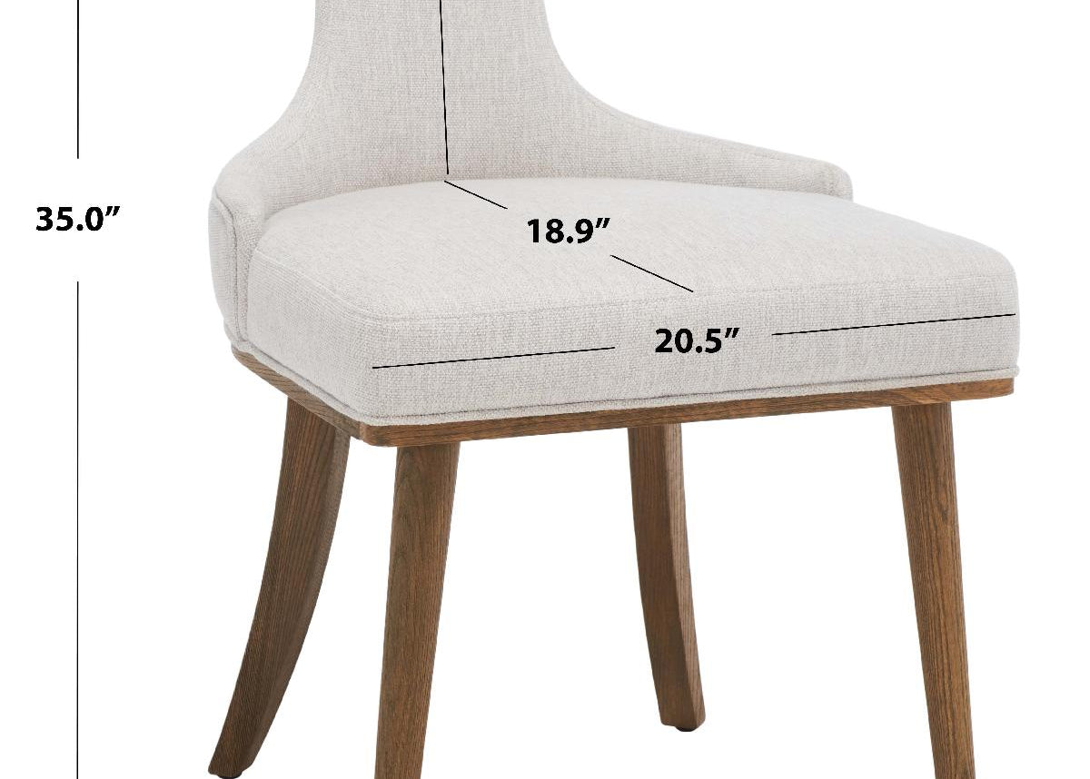 Safavieh Couture Krisalyn Linen Dining Chair , SFV5028