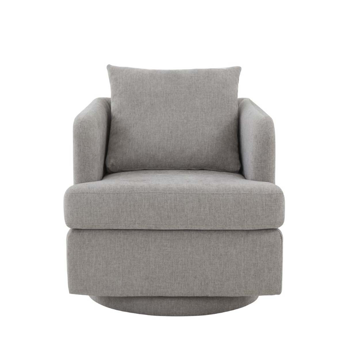 Safavieh Couture Abbelina Swivel Accent Chair - Grey