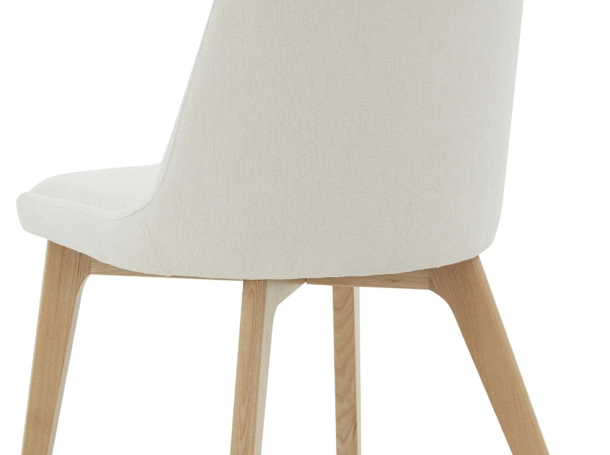 Safavieh Couture Sandralynn Linen Dining Chair - Ivory / Natural