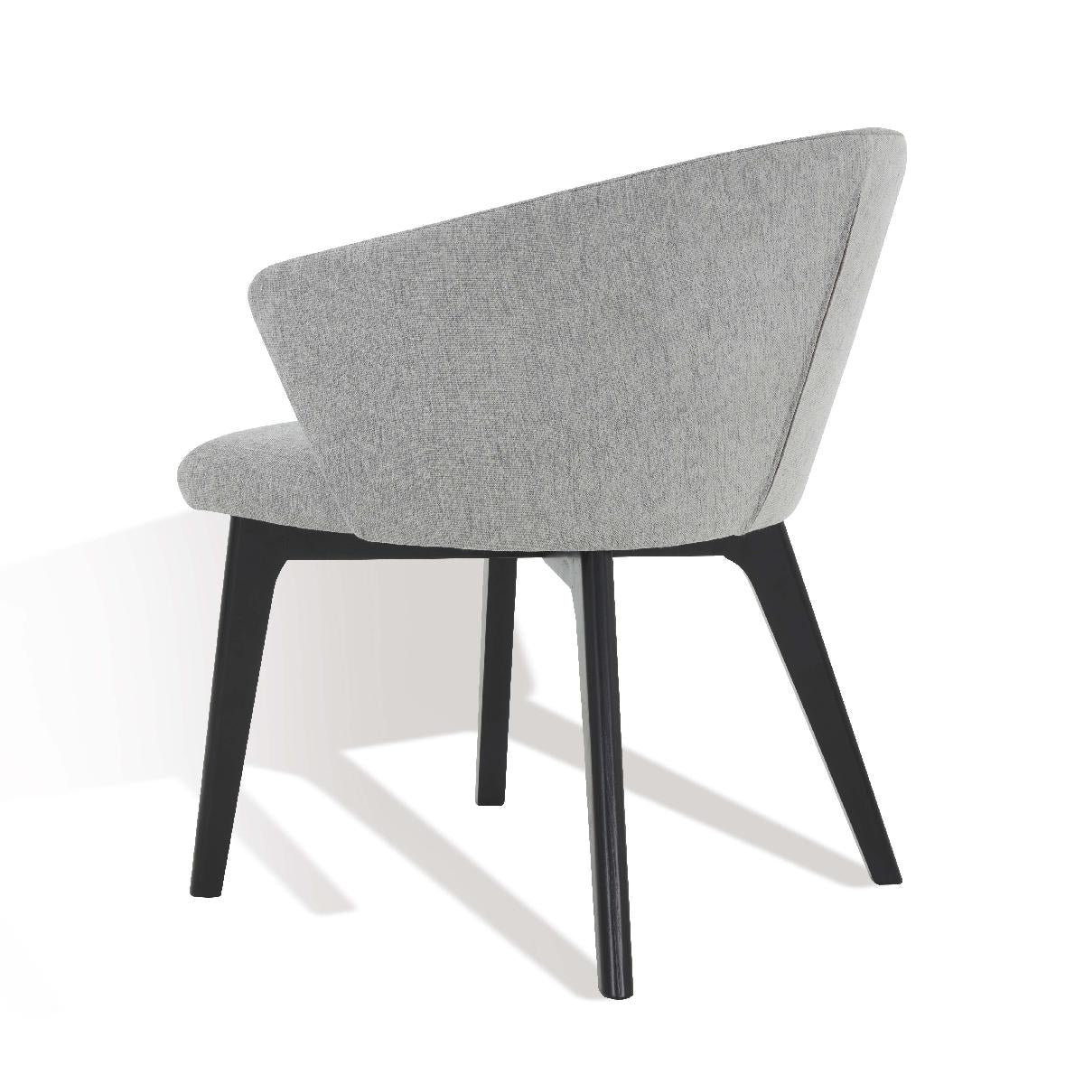 Safavieh Couture Wynonna Linen Dining Chair - Grey / Black
