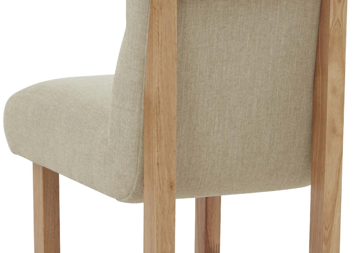Safavieh Couture Fayette Wood Frame Dining Chair - Beige / Light Brown