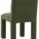 Safavieh Couture Pietro Channel Tufted Dining Chair - Forest Green