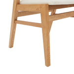 Safavieh Couture Abigayle Wood And Boucle Dining Chair