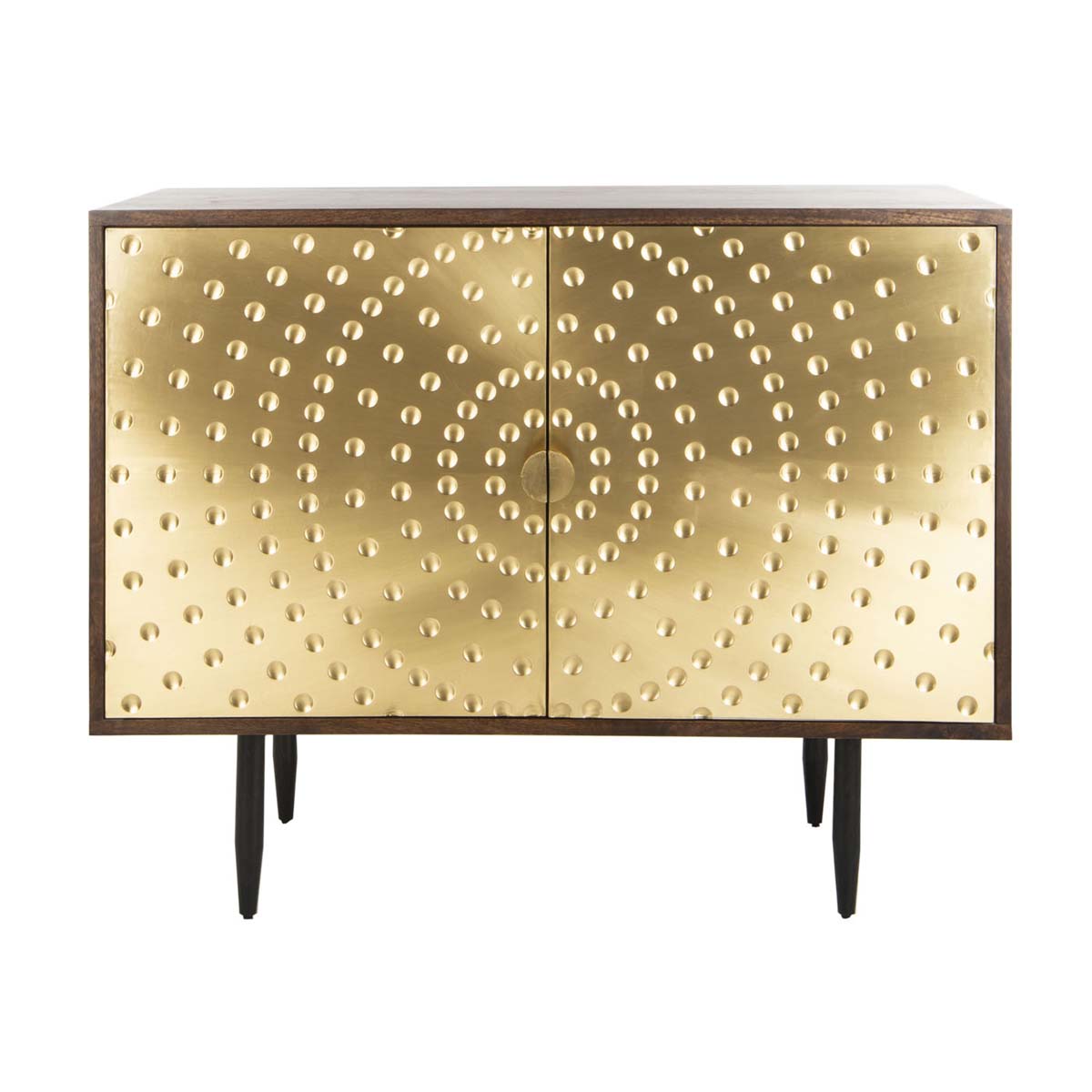 Safavieh Couture Dessaray Brass Sideboard - Wood