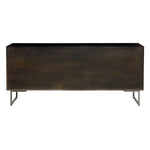 Safavieh Couture Boone Abstract Wave 4 Door Sideboard - Brown / Silver