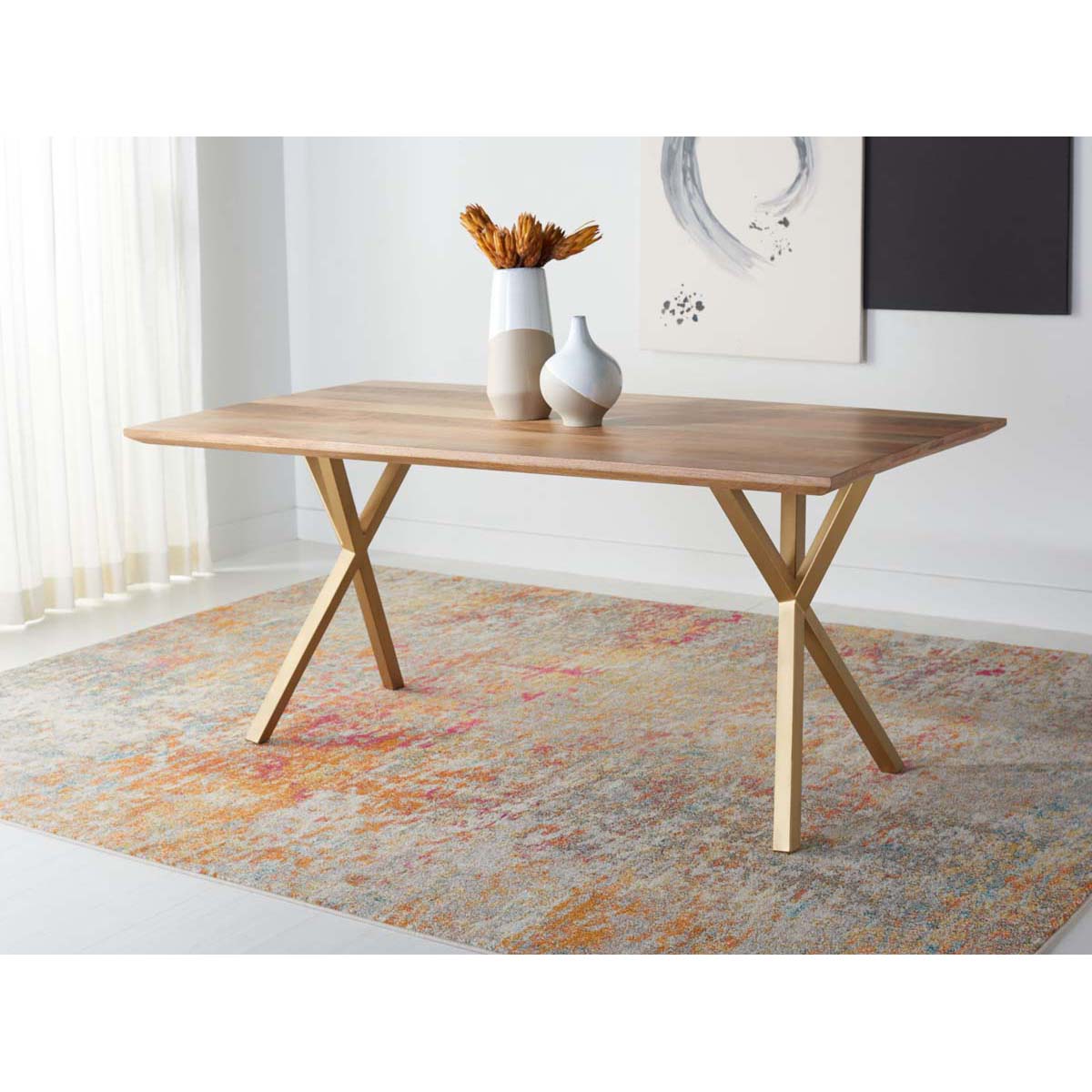 Safavieh Couture Barron Rectangle Dining Table