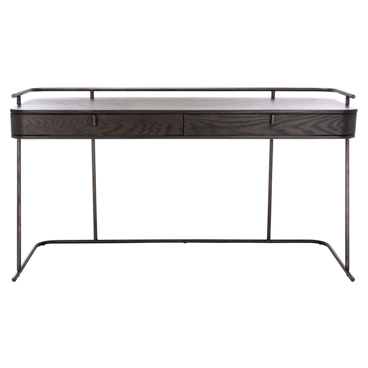Safavieh Couture Ferrell Modern Wood Desk - Dark Walnut
