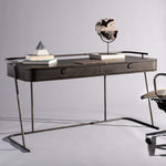 Safavieh Couture Ferrell Modern Wood Desk - Dark Walnut