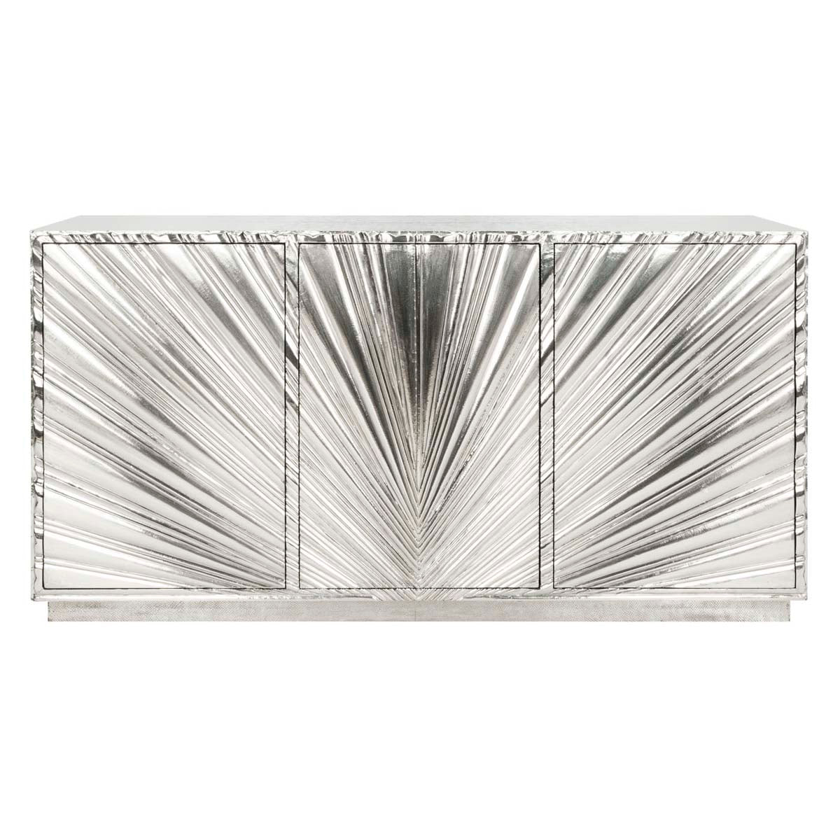Safavieh Couture Sylas Sunburst 3 Door Sideboard - Silver