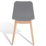 Safavieh Couture Haddie Molded Plastic Dining Chair - Grey / Natural