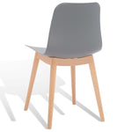 Safavieh Couture Haddie Molded Plastic Dining Chair - Grey / Natural