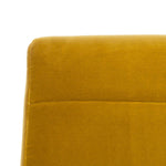 Safavieh Couture Willow Channel Tufted Arm Chair - Gold / Dark Walnut