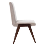 Safavieh Couture Forrest Dining Chair - Light Gray / Dark Walnut