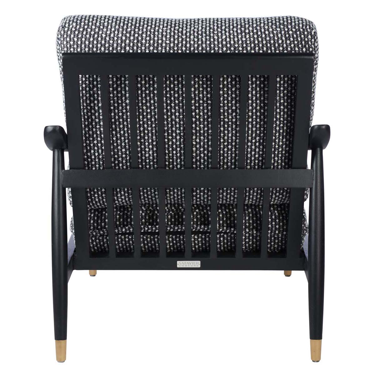 Safavieh Couture Kiara Mid Century Accent Chair - Black / White