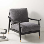 Safavieh Couture Kiara Mid Century Accent Chair - Black / White
