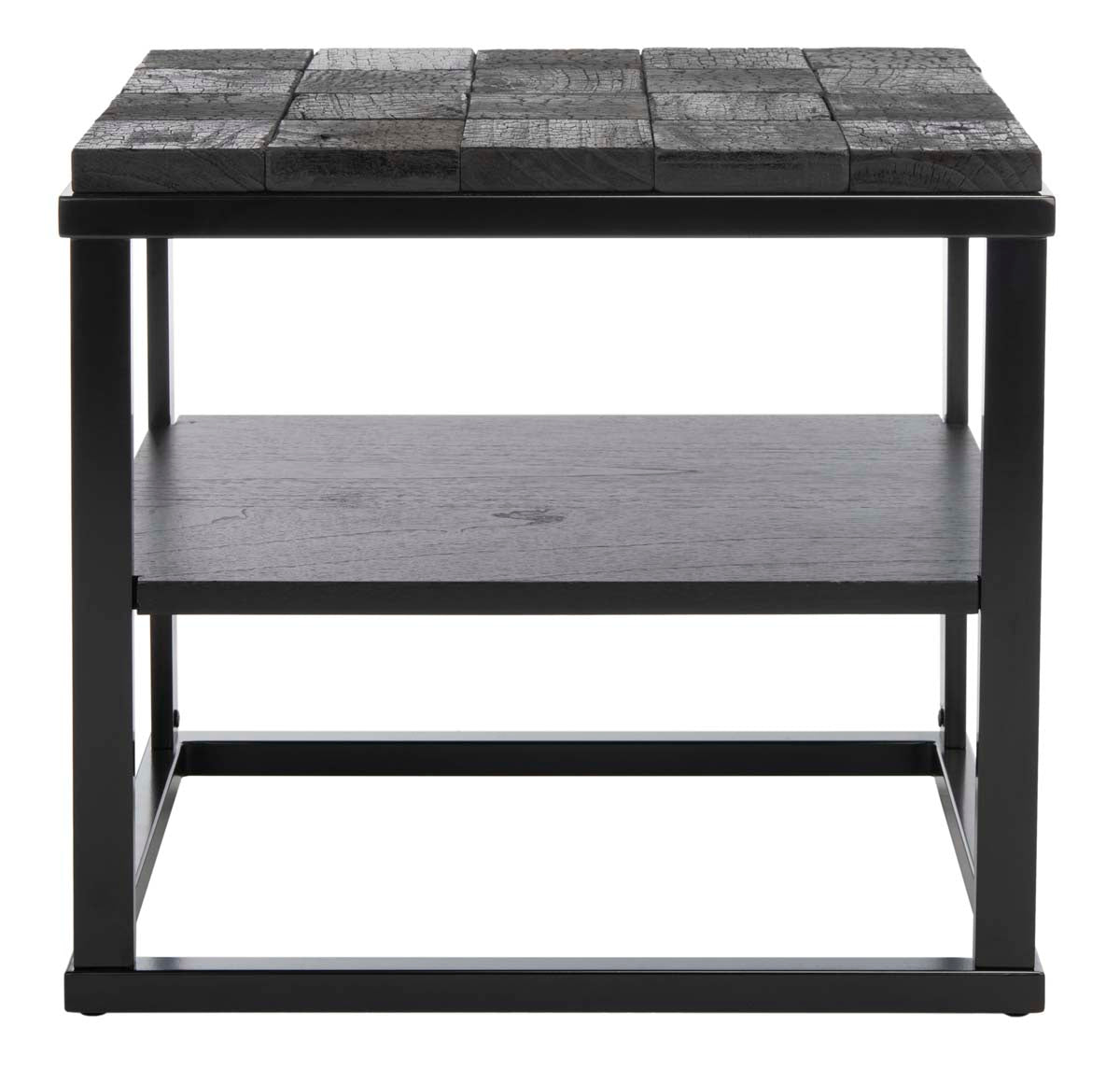 Safavieh Couture Brodie Side Table - Charred Black