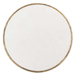 Safavieh Couture Jessa Round Metal Coffee Table - Brass / White