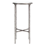Safavieh Couture Jessa Forged Metal Tall Round End Table - Silver