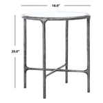 Safavieh Couture Jessa Metal Round End Table - Silver