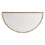 Safavieh Couture Jessa Forged Metal Console Tab - Brass / White