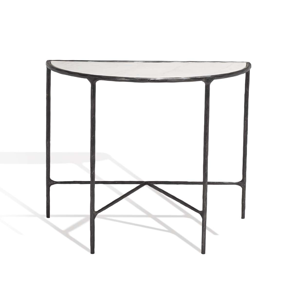 Safavieh Couture Jessa Forged Metal Console Tab - Black / White