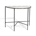 Safavieh Couture Jessa Forged Metal Console Tab - Black / White