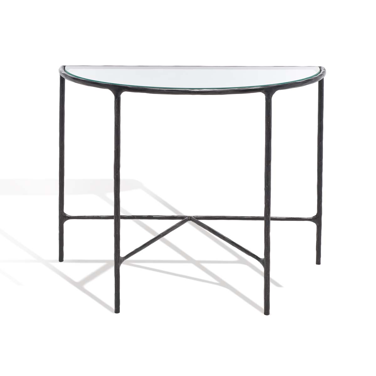 Safavieh Couture Jessa Forged Metal Console Tab - Black