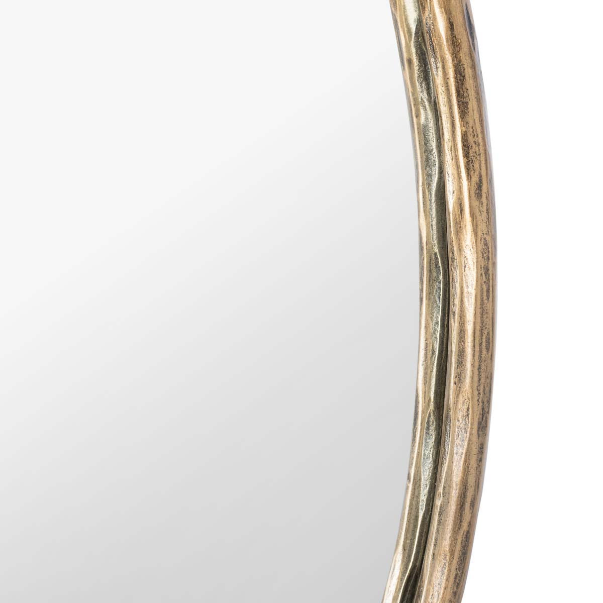 Safavieh Couture Renee Round Metal Mirror - Brass