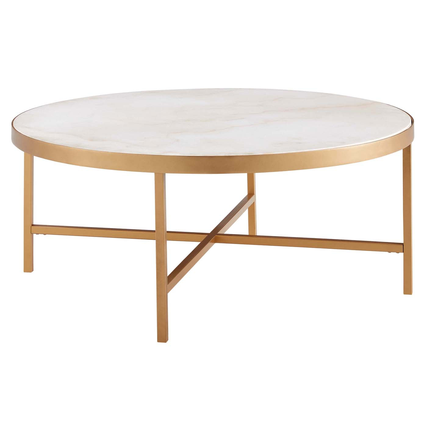 Safavieh Couture Caralyn Round Marble Coffee Table