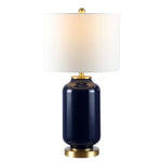 Safavieh Amaia Glass Table Lamp , TBL4285 - Navy