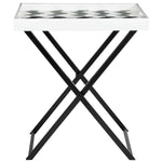 Safavieh Abba Tray Table , TRB1002 - Black/white
