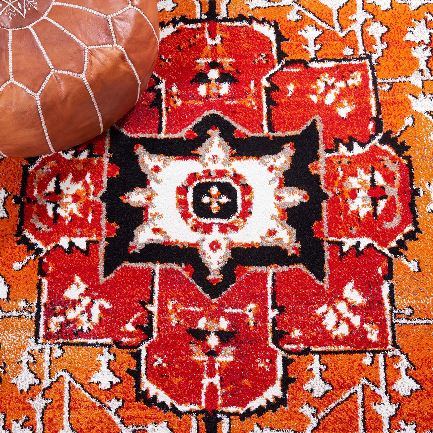Safavieh Vintage Hamadan 259 Rug, VTH259 - RED / ORANGE