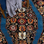 Safavieh Vintage Hamadan 265 Rug, VTH265 - BLUE / BLACK