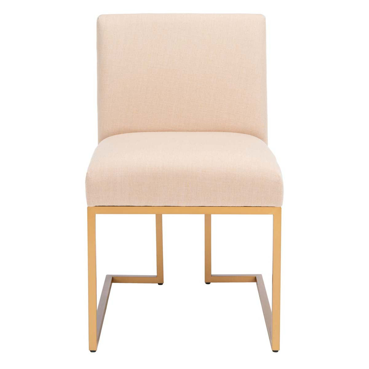 Safavieh Ayanna Side Chair , ACH6206 - Beige / Gold (Set of 2)