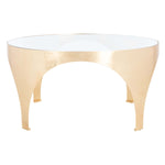 Safavieh Couture Lillia Gold Leaf Coffee Table