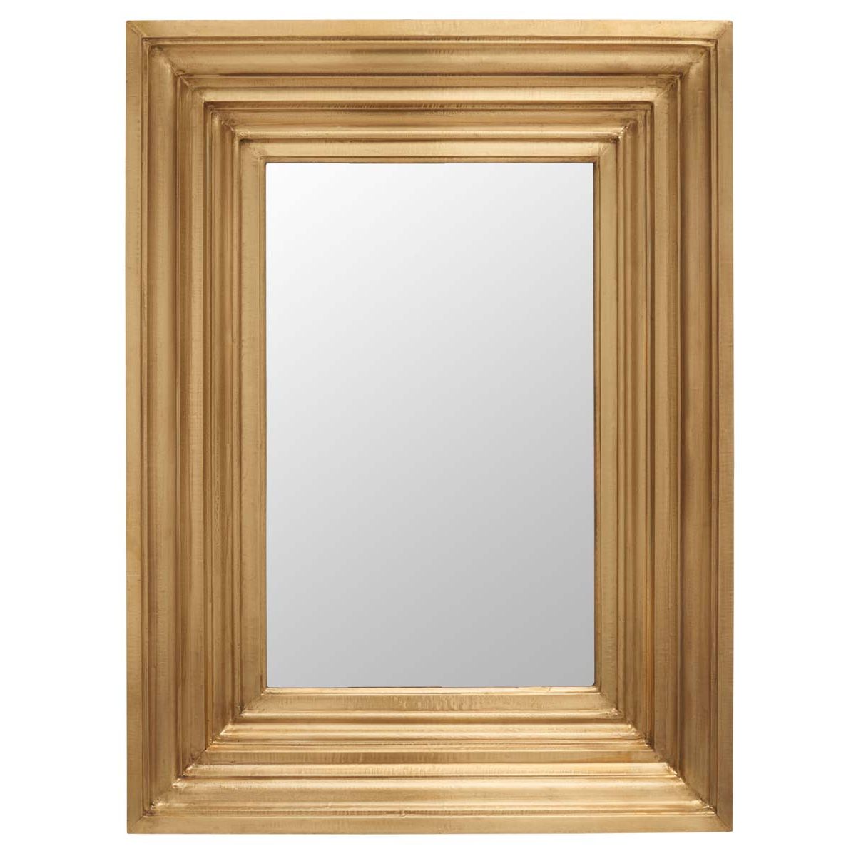 Safavieh Couture Kerry Small Rectangle Wall Mirror - Brass