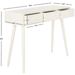 Safavieh Albus 3 Drawer Console Table , CNS5701 - Antique White