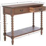Safavieh Athena 2 Drawer Console Table, CNS5702 - Brown