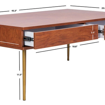 Safavieh Pine Two Drawer Coffee Table , COF2238