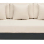 Safavieh Couture Montford 3-Seat Sofa - Black / White