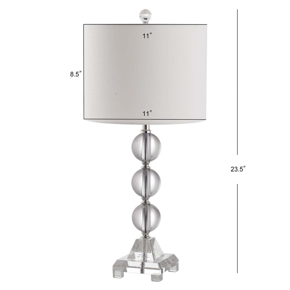 Safavieh Fiona 23.5 Inch H Crystal Table Lamp , LIT4100