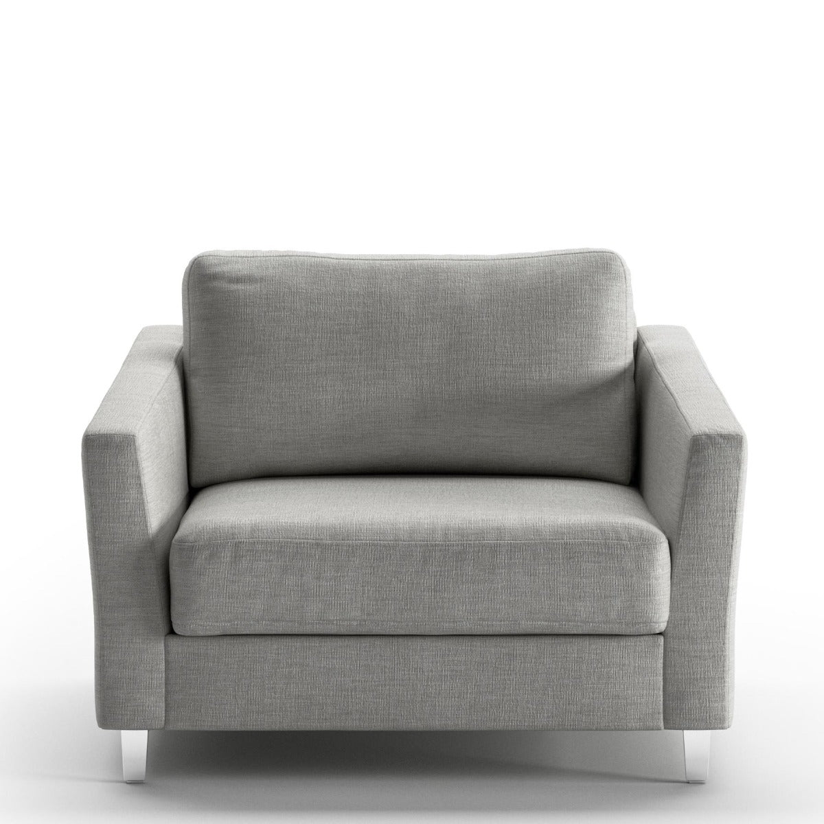 Luonto Furniture Monika Cot Chair Sleeper - Oliver 173 -234/9 Chrome