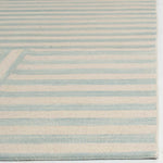 Ralph Lauren Canyon Stripe Patch Rug, RLR2867 - Sky