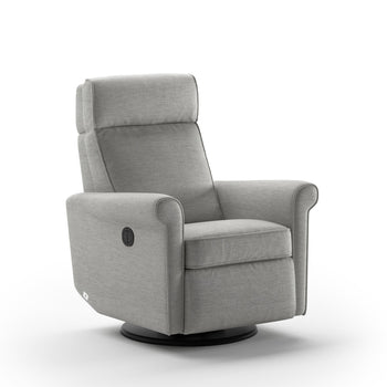 Luonto Furniture Rolled Recliner - Power & Battery - Oliver 173