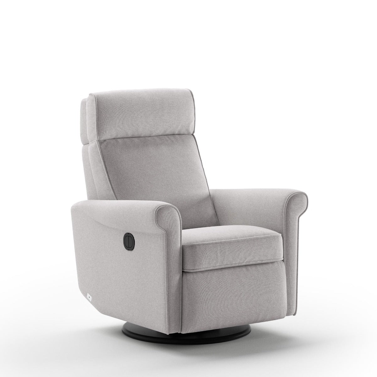 Luonto Furniture Rolled Recliner - Power & Battery - Rene 01