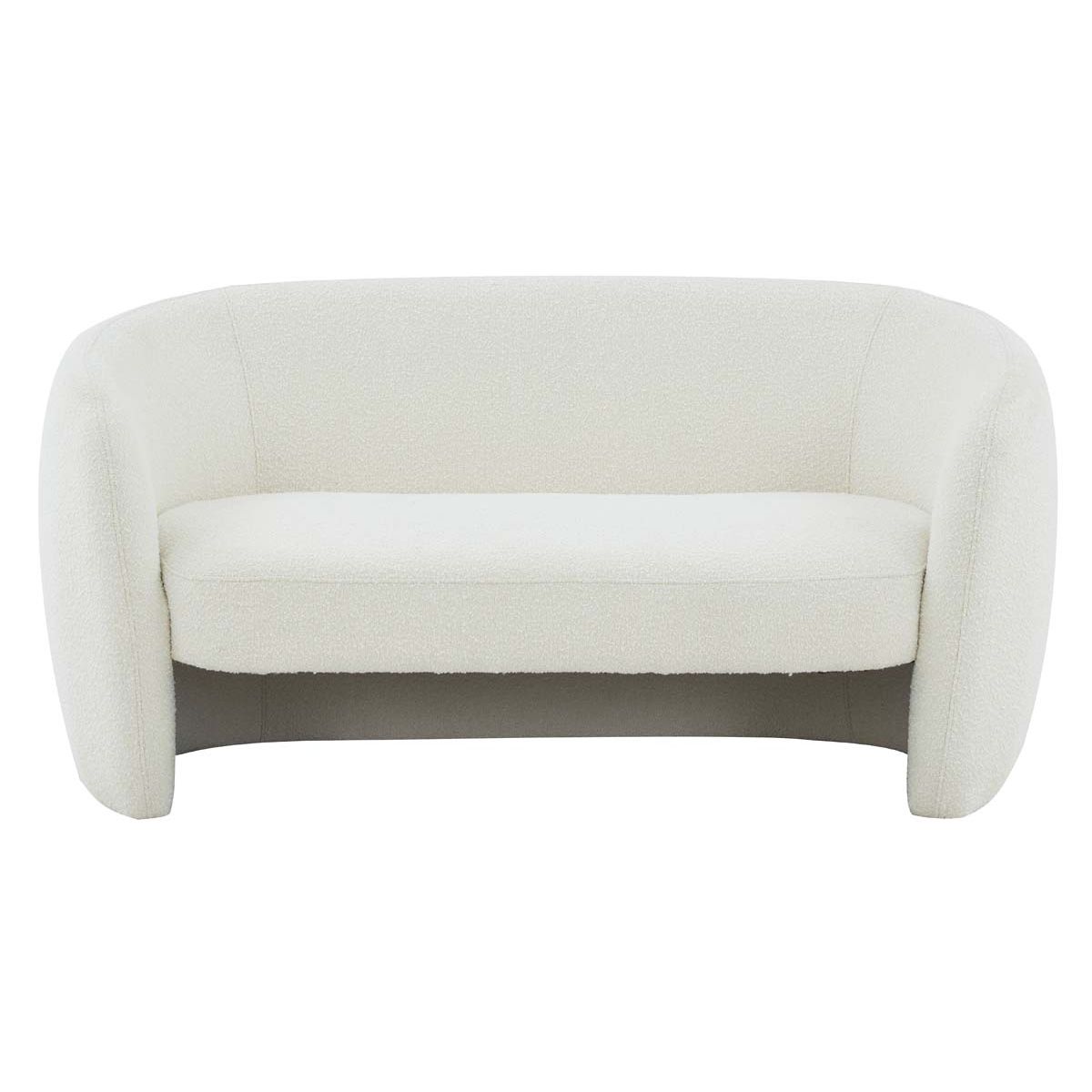 Safavieh Couture Zhao Curved Loveseat - Ivory