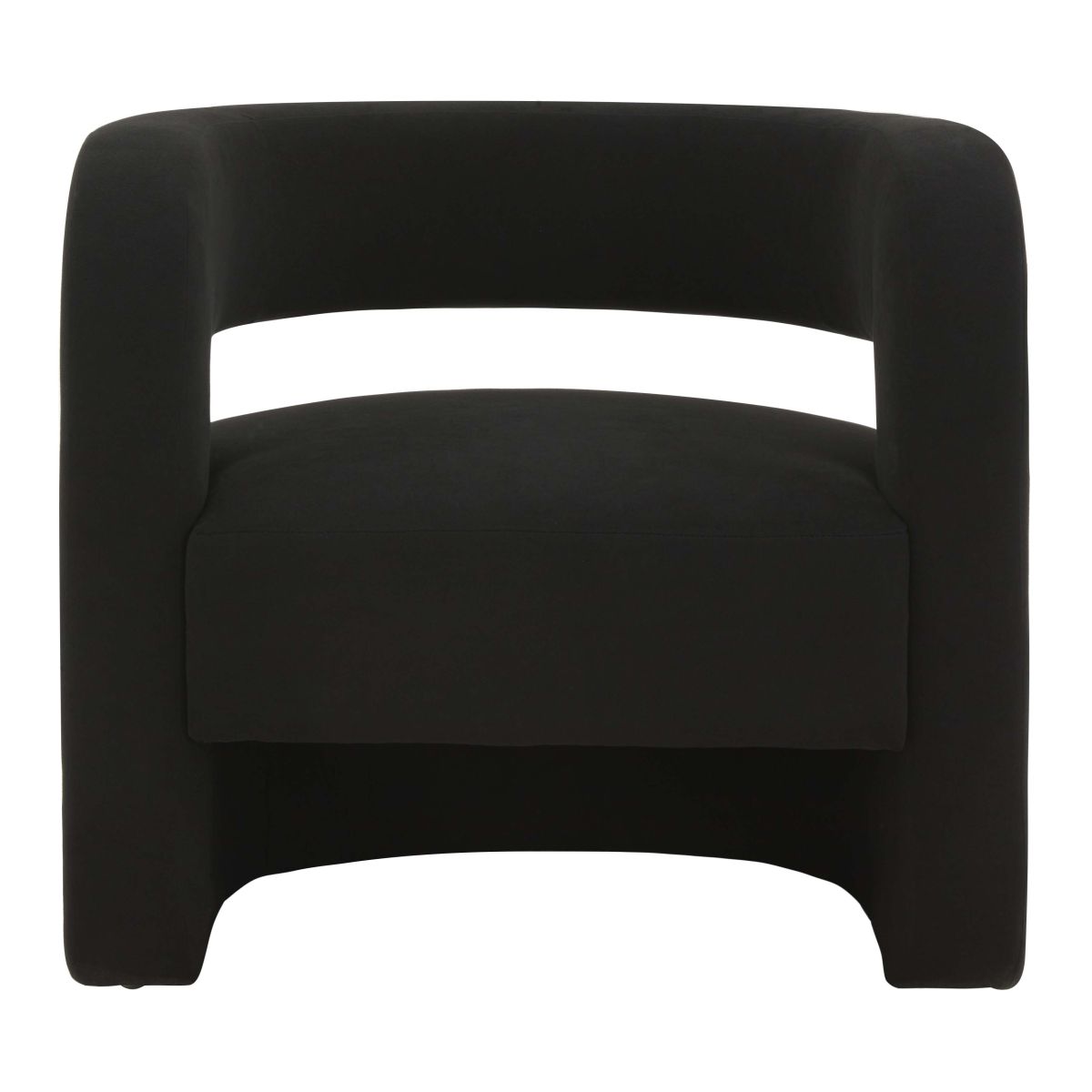 Safavieh Couture Anissa Barrel Back Accent Chair - Black