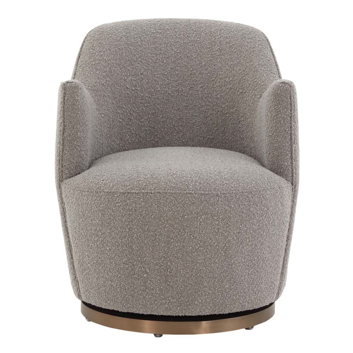 Safavieh Couture Christian Boucle Swivel Accent Chair